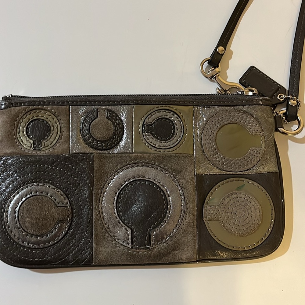 Coach Patchwork Leather Wristlet - image 3